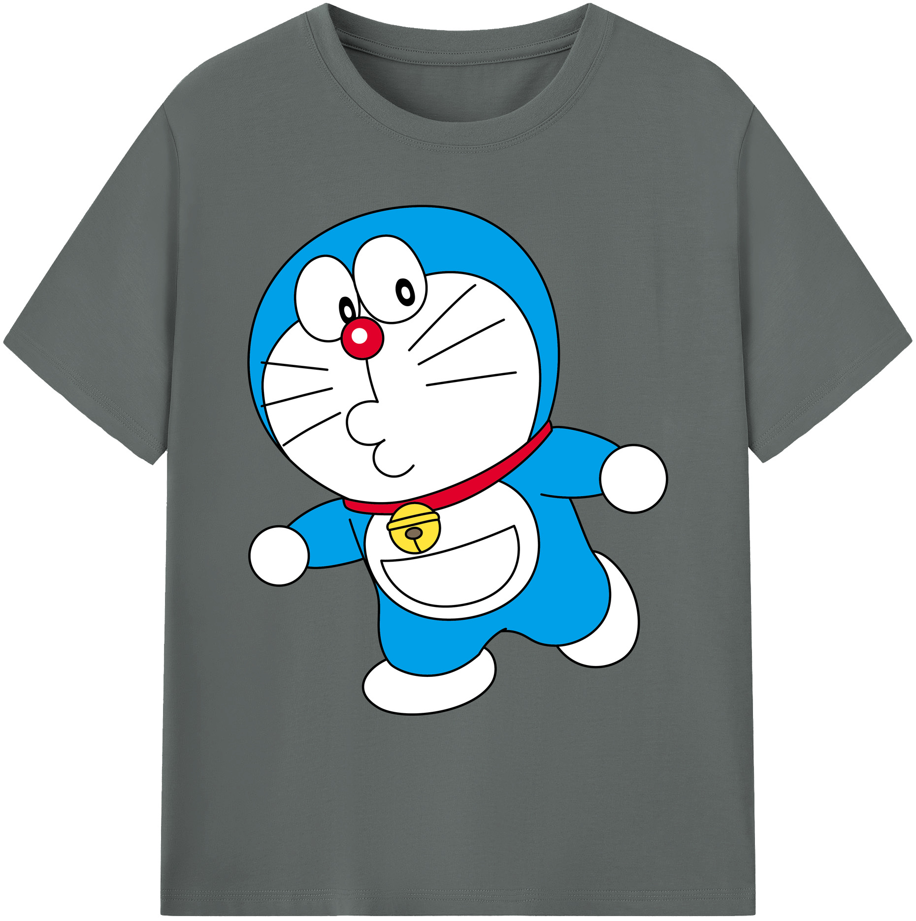 （画像用） ドラえもん Doraemon 綿100％ メンズ半袖Tシャツ｜肌触りやわらか＆通気性